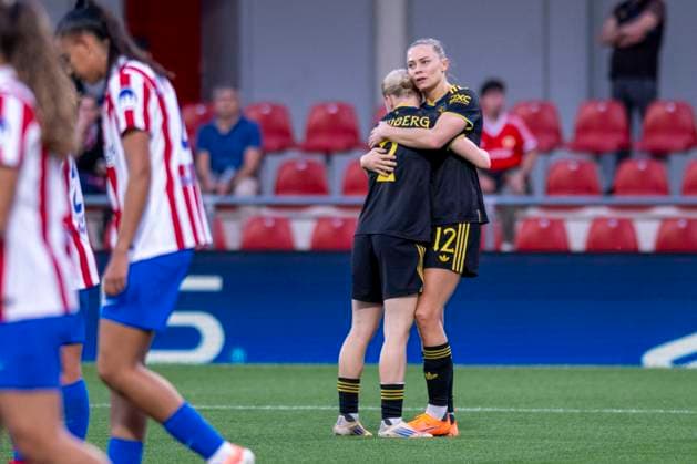 October 16, 2025, Alcala De Henares, Madrid, Spain: FRIDOLINA ROLFO of Manchester United, ManU Womens celebrates a goal during the UEFA Women s Champions League soccer match between Atletico De Madrid Womens - Manchester United Womens. Manchester United won 1:0. Alcala De Henares Spain - ZUMAc312 20251016_zsp_c312_021 Copyright: xOscarxManuelxSanchezx