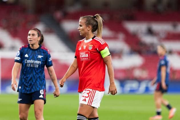 SL Benfica Vs Arsenal in Lisboa - 16 Oct 2025 Anna Gasper of SL Benfica seen during the UEFA Women s Champions League match between SL Benfica and Arsenal at Estádio da Luz. Final Score; SL Benfica 0 : 2 Arsenal Lisboa Portugal Copyright: xDavidexPuglisix xSOPAxImagesx dp_slb_arsnl-13