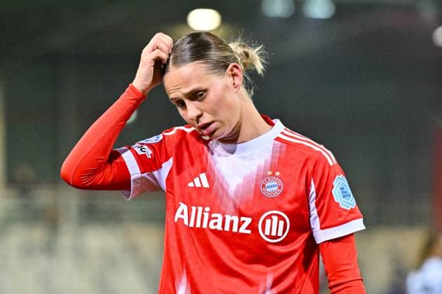 MUNICH, GERMANY - OCTOBER 16: Klara BUEHL (Bühl, Buhl, FC Bayern Munich 17) during the UWCL match between FC Bayern Munich vs. Juventus FC on matchday 2 at FC Bayern Campus on October 16, 2025 in Munich, Germany Deutschland Copyright: xBEAUTIFULxSPORTS Goldbergx