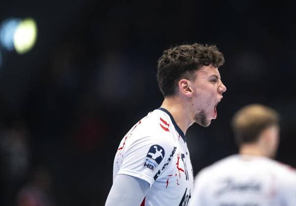 DAIKIN HBL HANDBALL MEN 1 BL 9 GAME DAY THSV EISENACH SG FLENSBURG HANDEWITT FOR EDITORIAL PURPOSES ONLY p 16 10 2025 Eisenach DAIKIN HBL Handball 1 Bundesliga Men Season 2025 2026 9 Matchday Werner Assmann Halle ThSV Eisenach SG Flensburg Handewitt in photo Marko Grgic 17 SG Flensburg Handewitt cheers Germany Thuringia Eisenach Copyright SaschaxFromm Copyright: SaschaxFromm doc82uryi3qe4p1gd83ihia ,EDITORIAL USE ONLY Copyright: SaschaxFromm