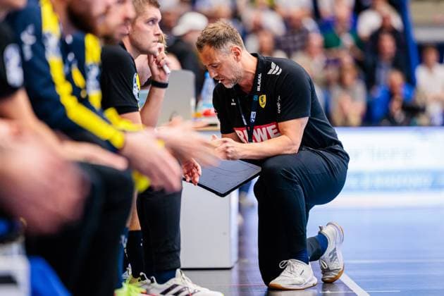 Maik Machulla Rhein Neckar Loewen, Coach GER, TBV Lemgo Lippe vs Rhein Neckar Loewen, Handball, 1 Bundesliga, Matchday 9, Season 2025 2026, 16 10 2025 GER, TBV Lemgo Lippe vs Rhein Neckar Loewen, Handball, 1 Bundesliga, Matchday 9, Season 2025 2026, 16 10 2025 Lemgo Copyright: xEibner-Pressefoto JanxRollingerx EP_JSK