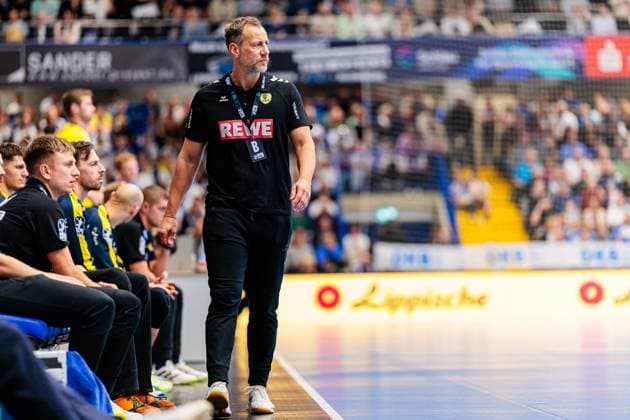 Maik Machulla Rhein Neckar Loewen, Coach GER, TBV Lemgo Lippe vs Rhein Neckar Loewen, Handball, 1 Bundesliga, Matchday 9, Season 2025 2026, 16 10 2025 GER, TBV Lemgo Lippe vs Rhein Neckar Loewen, Handball, 1 Bundesliga, Matchday 9, Season 2025 2026, 16 10 2025 Lemgo Copyright: xEibner-Pressefoto JanxRollingerx EP_JSK