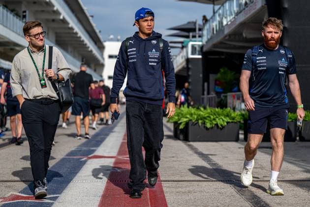 AUSTIN, TEXAS, UNITED STATES: Alex Albon, racing for the Williams Racing team during the 2025 Formula 1 United States Grand Prix at the Circuit of the Americas in Austin, Texas, United States