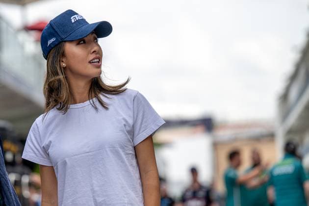 AUSTIN, TEXAS, UNITED STATES: Lily He, Alex Albon s Girlfriend, at the 2025 Formula 1 United States Grand Prix at the Circuit of the Americas in Austin, Texas, United States.