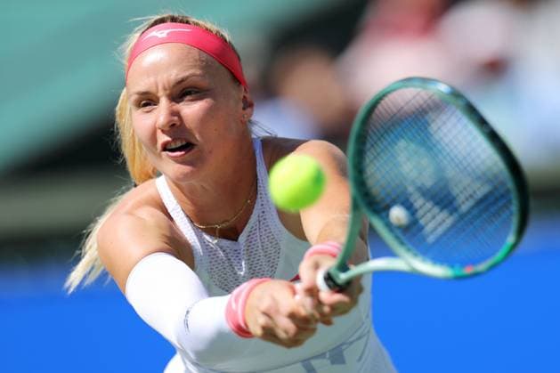 Rebecca Sramkova (SVK). OCTOBER 17, 2025 - Tennis : Kinoshita Group Japan Open Tennis Championships 2025 Women s Singles Quarter-final at Morita Tennis Center Utsubo in Osaka, Japan. Noxthirdxpartyxsales  aflo_307168485