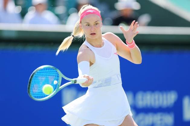 Rebecca Sramkova (SVK). OCTOBER 17, 2025 - Tennis : Kinoshita Group Japan Open Tennis Championships 2025 Women s Singles Quarter-final at Morita Tennis Center Utsubo in Osaka, Japan. Noxthirdxpartyxsales  aflo_307168486