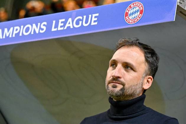 Coach Jose BARCALA Coach, Headcoach, FC Bayern Munich, FCB portrait, portrait, single picture, action, action, 16 10 2025, Munich Germany , Football, UEFA Womens Champions League, League Phase 2 Matchday, FC Bayern Munich Juventus Turin xslx