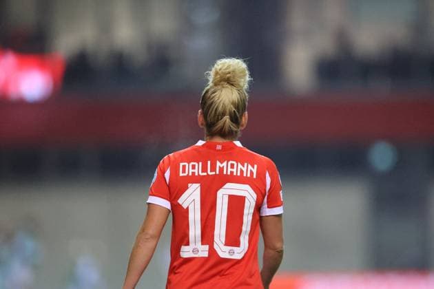 Dallmann Linda , FC Bayern München-Juventus Turin, Champions League der Frauen , Fußball , in den FC Bayern Campus, in München , Bayern, Deutschland. Oktober 16, 2025 . Photo by: Davide Elias IPA Photo Pressefoto DENL Copyright: xDavidexEliasx
