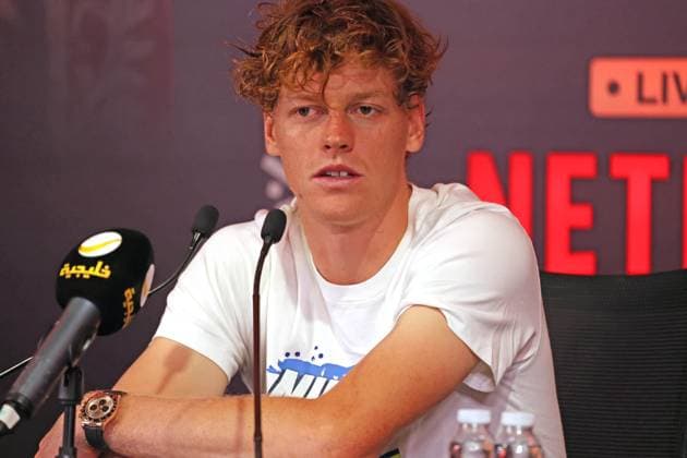 Tennis SIX KINGS SLAM 2025 Jannik Sinner (ITA), Riyadh, Saudi Arabia, October 16, 2025. Photo Felice Calabro  Copyright: xFelicexCalabro x xipa-agency.netx xFelicexCalabro x IPA_Agency_IPA66686015