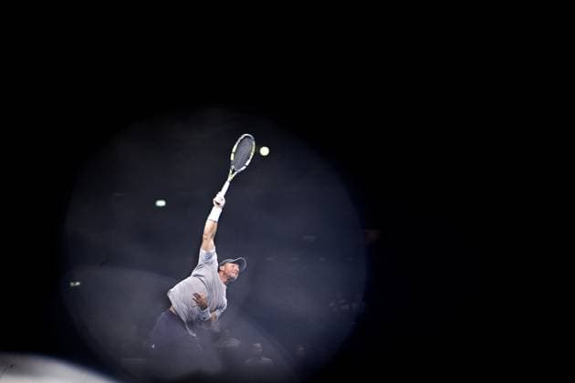 US Christian Harrison pictured in action during the European Open ATP, Tennis Herren tennis tournament in Brussels, on Friday 17 October 2025. This year s edition of the tournament is taking place from 12 to 19 October 2025. JASPERxJACOBS  x137033225x