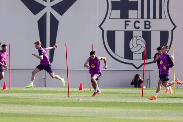 Football, Spain, FC Barcelona, Training