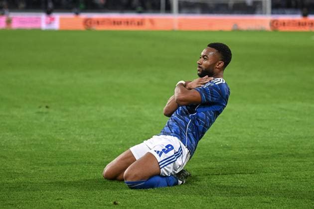 17 10 2025, Football, 2 Bundesliga, Season 2025 2026, Matchday 9, Hannover 96 FC Schalke 04, Moussa Sylla FC Schalke 04 celebrates the goal for 0 2, xRHR PHOTO YYx Copyright: KROEGER RHR-FOTOx RHR-FOTO YY