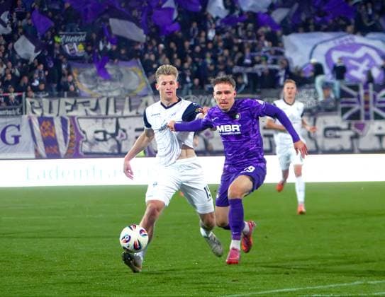 Football, 3rd League, FC Erzgebirge Aue - SV Waldhof Mannheim
