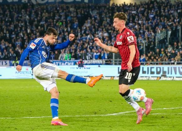 Germany Soccer 2 Bundesliga 2025 26, 9 Matchday Hannover 96 vs FC Schalke 04 Heinz von Heiden Arena Stadion Hannover Bryan Lasme FC Schalke 04, 11 Hannover Copyright: xAymanxAlahmedx