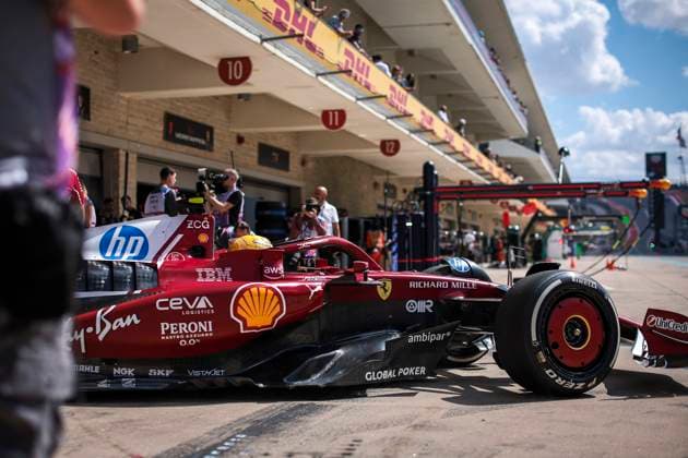F1 - UNITED STATES GRAND PRIX 2025 44 HAMILTON Lewis (gbr), Scuderia Ferrari SF-25, action during the 2025 Formula 1 United States Grand Prix, 19th round of the 2025 FIA Formula One World Championship, WM, Weltmeisterschaft from October 17 to 19, 2025 on the Circuit of the Americas, in Austin, Texas, United States of America - AustinUnited States  Copyright: xEricxAlonsox
