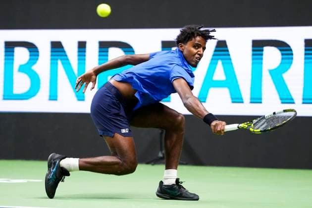 STOCKHOLM, SWEDEN 20251017 Swedens Elias Ymer in his quarterfinal match against Denis Shapovalov, Canada, during the BNP Paribas Nordic Open tennis tournament at Kungliga tennishallen STOCKHOLM SWEDEN x11288x  Copyright: xPontusxOrre TTx TENNIS NORDIC OPEN