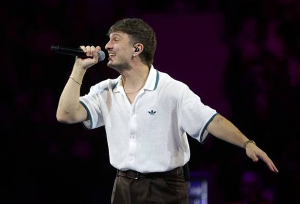 TENNIS - ATP, Tennis Herren Erste Bank Open VIENNA,AUSTRIA,17.OCT.25 - TENNIS - ATP World Tour, Erste Bank Open, Red Bull BassLine. Image shows the musician Rian.  GEPAxpictures xWalterxLuger