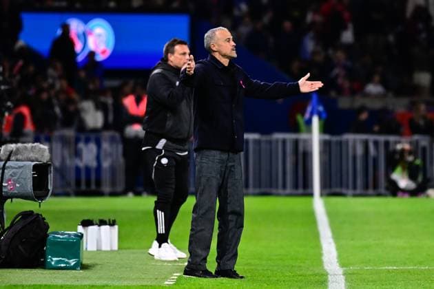 FOOTBALL : PSG vs Strasbourg - Ligue1 - 16 10 2025 Luis Enrique Martinez ( coach PSG ) during the Ligue 1 match between Paris Saint Germain and RC Strasbourg Alsace at Parc Des Princes on October 16 , 2025 in Paris, France. ( Photo by Federico Pestelini PsnewZ ) - ParisFrance  Copyright: xFedericoxPestelinix