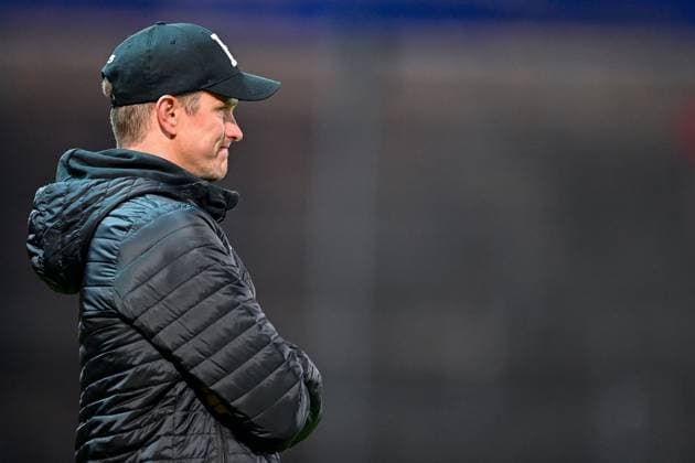 Coach Sven Bender Unterhaching Single image, Action, Action, 17 10 2025, Unterhaching Germany , Football, Regionalliga Bayern, SpVgg Unterhaching SpVgg Bayreuth xslx