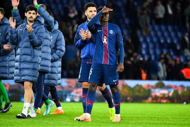 FOOTBALL : Paris Saint Germain - RC Starsbourg Alsace - Ligue 1 - JournÃ e 8 - 17 10 2025 Nuno Mendes (Paris SG) ParisFrance  Copyright: xLaptistex