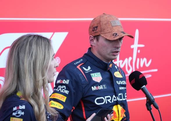 FORMULA 1 MSC CRUISES UNITED STATES GRAND PRIX 2025 17 10 2025, Circuit of The Americas, Austin, FORMULA 1 MSC CRUISES UNITED STATES GRAND PRIX 2025 , pictured Max Verstappen NLD , Oracle Red Bull Racing has pole position for tomorrows sprint race nordphotoxGmbHx xBratic nph00250