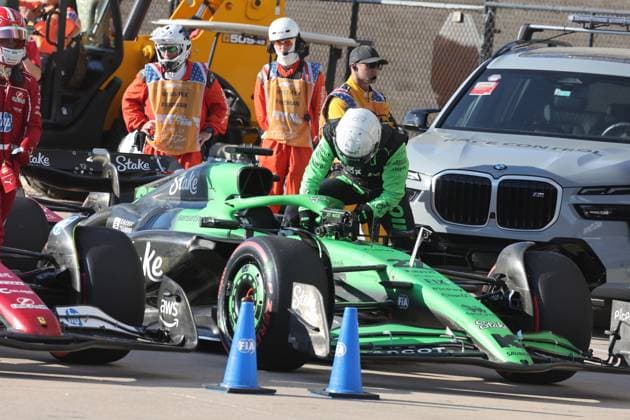 17.10.2025, Circuit of The Americas, Austin, FORMULA 1 MSC CRUISES UNITED STATES GRAND PRIX 2025 , im Bild Nico Hülkenberg (DEU), Stake F1 Team Kick Sauber start von Platz 4 das morgige Sprintrennen. (Photo by Hasan Bratic DeFodi Images) 17 10 2025, Circuit of The Americas, Austin, FORMULA 1 MSC CRUISES UNITED STATES GRAND PRIX 2025 , pictured Nico Hülkenberg DEU , Stake F1 Team Kick Sauber start tomorrows sprint race from 4th place Photo by Hasan Bratic DeFodi Images