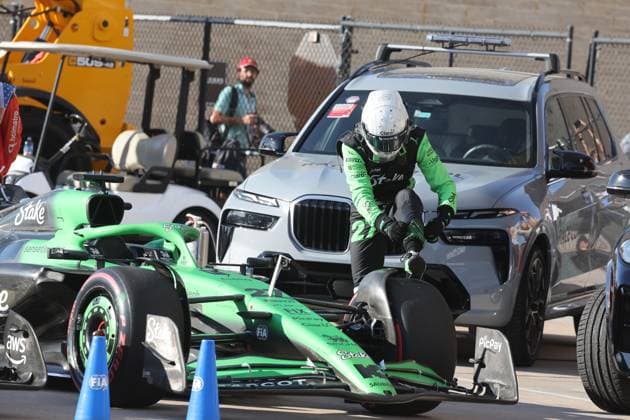 17.10.2025, Circuit of The Americas, Austin, FORMULA 1 MSC CRUISES UNITED STATES GRAND PRIX 2025 , im Bild Nico Hülkenberg (DEU), Stake F1 Team Kick Sauber start von Platz 4 das morgige Sprintrennen. (Photo by Hasan Bratic DeFodi Images) 17 10 2025, Circuit of The Americas, Austin, FORMULA 1 MSC CRUISES UNITED STATES GRAND PRIX 2025 , pictured Nico Hülkenberg DEU , Stake F1 Team Kick Sauber start tomorrows sprint race from 4th place Photo by Hasan Bratic DeFodi Images