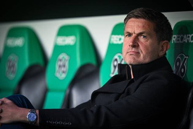 2 Bundesliga Hannover 96 FC Schalke 04 on 17 10 2025 at the HDI Arena in Hannover Sports Director Ralf Becker Hannover MT