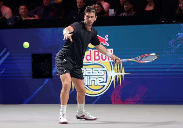 TENNIS - ATP, Tennis Herren Erste Bank Open VIENNA,AUSTRIA,17.OCT.25 - TENNIS - ATP World Tour, Erste Bank Open, Red Bull BassLine. Image shows Cameron Norrie (GBR).  GEPAxpictures xWalterxLuger