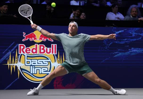 TENNIS - ATP, Tennis Herren Erste Bank Open VIENNA,AUSTRIA,17.OCT.25 - TENNIS - ATP World Tour, Erste Bank Open, Red Bull BassLine. Image shows Tallon Griekspoor (NED).  GEPAxpictures xWalterxLuger