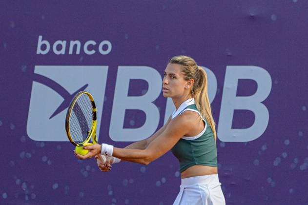 Rio Ladies Open - Quarterfinals - Alice Rame vs Martina Colmegna rio de janeiro (rj), 10 17 2025 - wta125 brazil rioladiesopen rj - player martina colmegna during a match valid for the quarterfinals of the rio ladies open 2025 held at techset academy in the city of rio de janeiro, this friday, october 17, 2025. (Foto: Gabby Costa Thenews2 imago images) SPO  Copyright: xGabbyxCostax