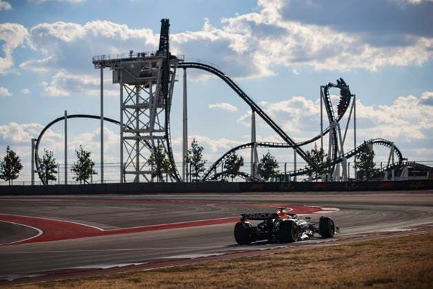 F1 - UNITED STATES GRAND PRIX 2025 01 VERSTAPPEN Max (nld), Red Bull Racing RB21, action during the 2025 Formula 1 United States Grand Prix, 19th round of the 2025 FIA Formula One World Championship, WM, Weltmeisterschaft from October 17 to 19, 2025 on the Circuit of the Americas, in Austin, Texas, United States of America - AustinUnited States  Copyright: xXavixBonillax
