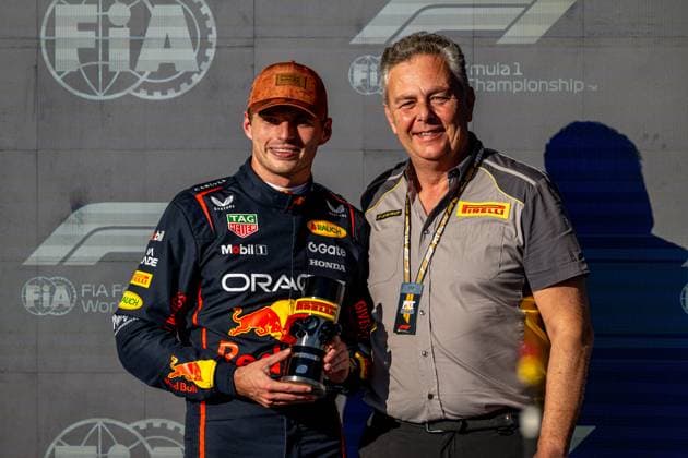 AUSTIN, TEXAS, UNITED STATES: Max Verstappen, racing for the Red Bull Racing team during the 2025 Formula 1 United States Grand Prix at the Circuit of the Americas in Austin, Texas, United States