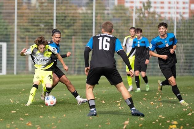 Football, U19 DFB Youth League, FSV Frankfurt - Borussia Dortmund