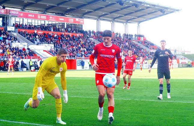 Football, RL Nordost, FSV Zwickau - Greifswalder FC