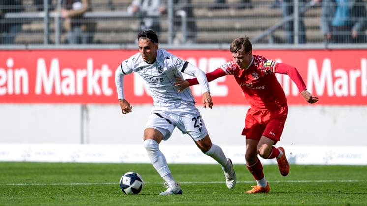 Football, RL Südwest, SV Sandhausen - 1. FSV Mainz 05 II