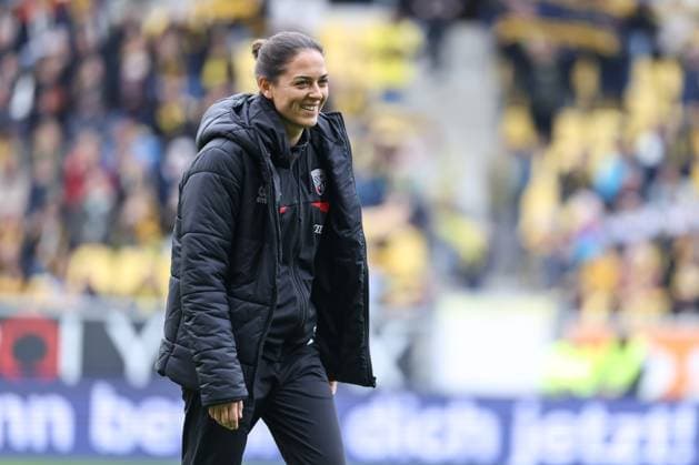 3 Liga Alemannia Aachen FC Ingolstadt 04 before the match Head coach Sabrina Wittmann FCI 3 Liga FC Ingolstadt 04 Season 2025 2026 Alemannia Aachen
