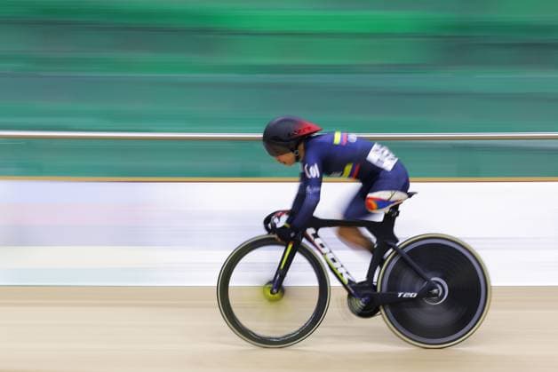 2025 UCI Para-Cycling Track World Championships Picture by Alex Whitehead SWpix.com - 18 10 2025 - Cycling - 2025 UCI Para-Cycling Track World Championships - Rio Olympic Velodrome, Rio de Janeiro, Brazil - WC2 Sprint 200m Flying Start Qualifying - Daniela Carolina Munevar Florez (Colombia) Copyright: x xSWpix.comx(t axPhotographyxHubxLtd)xAlexxWhitehead SWpix.comx SWP-3030-9924