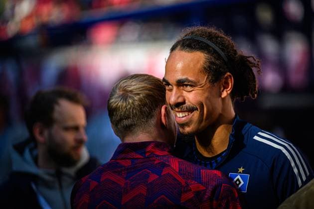 Soccer I Men I Season 2025 2026 I Bundesliga I Matchday 7 I RB Leipzig Hamburger SV I 18 10 2025 Yussuf Poulsen 15, Hamburger SV Leipzig Red Bull Arena Saxony Germany Copyright: xLobecax xHenningxRohlfsx