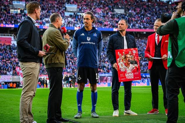 Soccer I Men I Season 2025 2026 I Bundesliga I Matchday 7 I RB Leipzig Hamburger SV I 18 10 2025 Yussuf Poulsen 15, Hamburger SV Leipzig Red Bull Arena Saxony Germany Copyright: xLobecax xHenningxRohlfsx