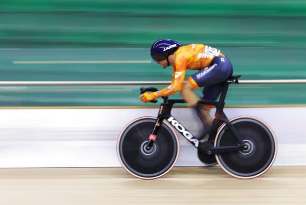 2025 UCI Para-Cycling Track World Championships Picture by Alex Whitehead SWpix.com - 18 10 2025 - Cycling - 2025 UCI Para-Cycling Track World Championships - Rio Olympic Velodrome, Rio de Janeiro, Brazil - MC5 Sprint 200m Flying Start Qualifying - Martin Van De Pol (Netherlands) Copyright: x xSWpix.comx(t axPhotographyxHubxLtd)xAlexxWhitehead SWpix.comx SWP-3030-9942