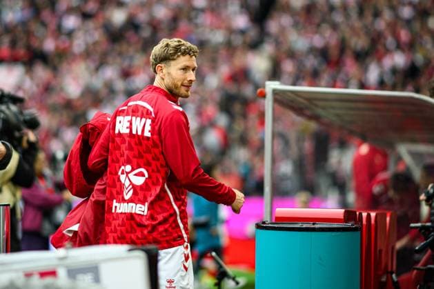 COLOGNE, GERMANY - 18 OCTOBER, 2025: Florian Kainz - The football match of Bundesliga 1. FC Koeln vs FC Augsburg at Rhein Energie Stadion.  Copyright: xVITALIIxKLIUIEVx