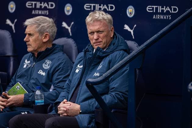 Football - FA Premier League - Manchester City FC v Everton FC MANCHESTER, ENGLAND - Saturday, October 18, 2025: Everton s manager David Moyes during the FA Premier League match between Manchester City FC and Everton FC at the City of Manchester Stadium. (Photo by David Rawcliffe Propaganda) MANCHESTER City of Manchester Stadium GREATER MANCHESTER ENGLAND  Copyright: xDavidxRawcliffex P2025-10-18-Man_City_Everton-9