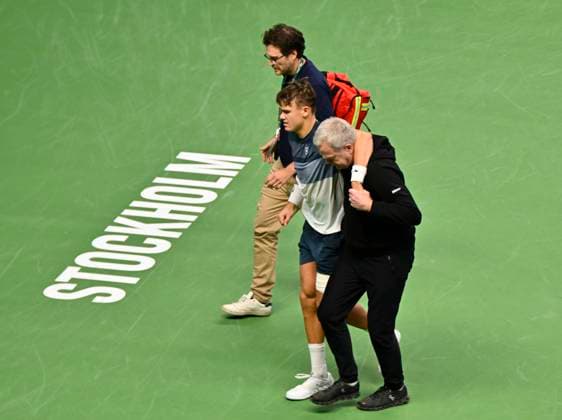 Tennis, ATP tournament in Stockholm, Holger Rune retires injured