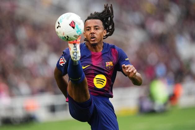 during the La Liga EA Sports match between FC Barcelona, Barca and Girona FC played at Lluis Companys Stadium on October 18 2025 in Barcelona, Spain. (Photo by Bagu Blanco PRESSIN) Copyright: xBaguxBlancox xPRESSINx