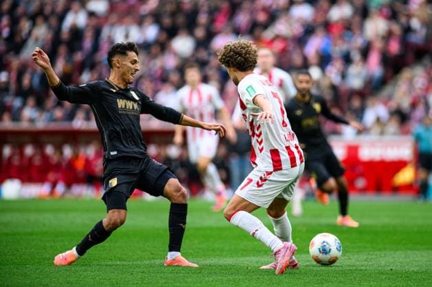 COLOGNE, GERMANY - 18 OCTOBER, 2025: - The football match of Bundesliga 1. FC Koeln vs FC Augsburg at Rhein Energie Stadion.  Copyright: xVITALIIxKLIUIEVx