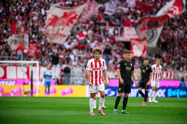 COLOGNE, GERMANY - 18 OCTOBER, 2025: Luca Waldschmidt - The football match of Bundesliga 1. FC Koeln vs FC Augsburg at Rhein Energie Stadion.  Copyright: xVITALIIxKLIUIEVx