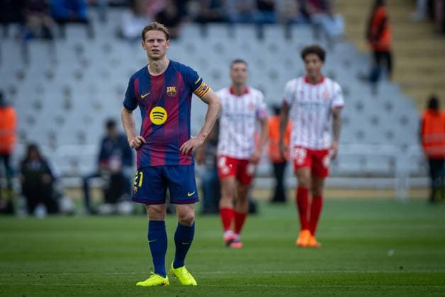 Frankie De Jong FC Barcelona, Barca looks on during a La Liga EA Sports match between FC Barcelona and Girona FC at Estadi Olimpic Lluis Companys  Copyright: xFelipexMondino IPAxSportx xipa-agency.netx xx IPA_66741335 IPA_Agency_IPA66741335
