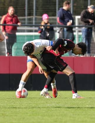 18 10 2025 Soccer Season 2025 2026 Regionalliga Bayern 14 Matchday 1 FC Nürnberg FCN II Club SV Viktoria Aschaffenburg DaMa xdaxmax Nino Cassaniti 18, SV Viktoria Aschaffenburg Nizar Üstel Uestel 21, 1 FC Nürnberg FCN II