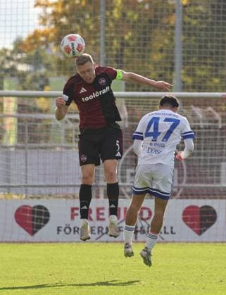 18 10 2025 Soccer Season 2025 2026 Regionalliga Bayern 14 Matchday 1 FC Nürnberg FCN II Club SV Viktoria Aschaffenburg DaMa xdaxmax Fabian Menig 5, 1 FC Nürnberg FCN II Othmane Elidrissi Errahhali 47, SV Viktoria Aschaffenburg